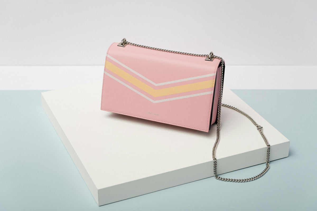 Chevron Chain Shoulder Bag — view 1
